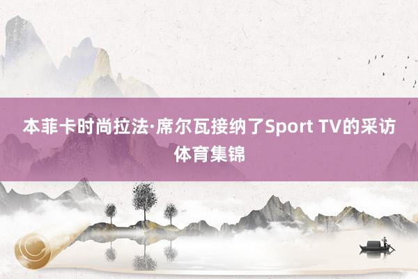 本菲卡时尚拉法·席尔瓦接纳了Sport TV的采访体育集锦