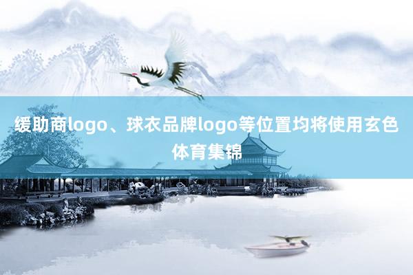 缓助商logo、球衣品牌logo等位置均将使用玄色体育集锦