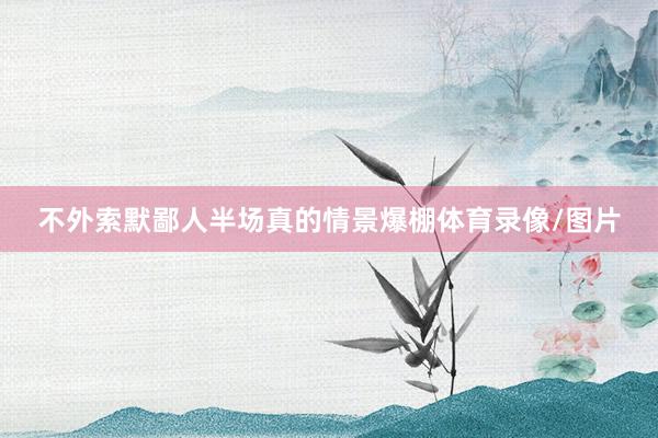 不外索默鄙人半场真的情景爆棚体育录像/图片