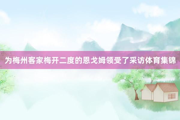 为梅州客家梅开二度的恩戈姆领受了采访体育集锦