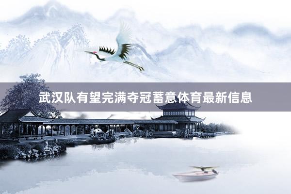 武汉队有望完满夺冠蓄意体育最新信息