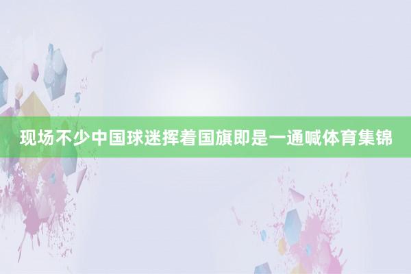现场不少中国球迷挥着国旗即是一通喊体育集锦