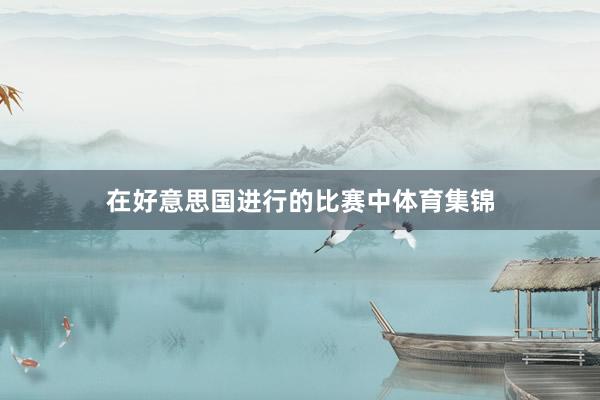 在好意思国进行的比赛中体育集锦