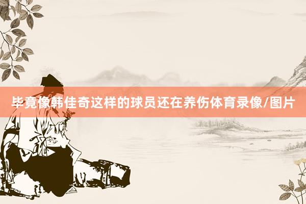 毕竟像韩佳奇这样的球员还在养伤体育录像/图片