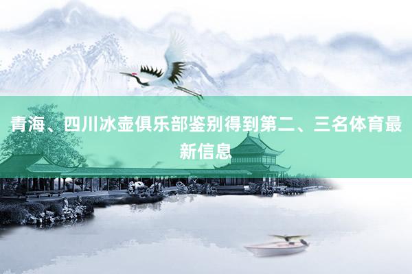 青海、四川冰壶俱乐部鉴别得到第二、三名体育最新信息