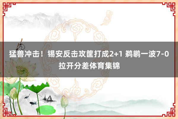 猛兽冲击！锡安反击攻筐打成2+1 鹈鹕一波7-0拉开分差体育集锦