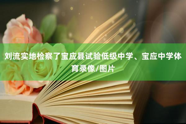 刘流实地检察了宝应县试验低级中学、宝应中学体育录像/图片