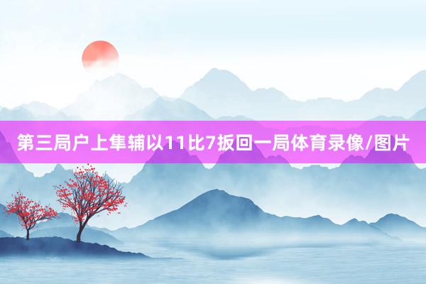 第三局户上隼辅以11比7扳回一局体育录像/图片
