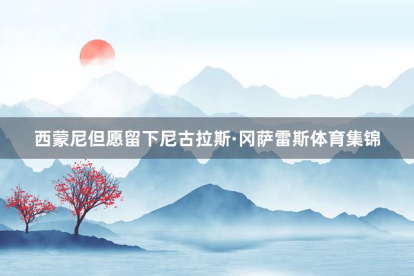 西蒙尼但愿留下尼古拉斯·冈萨雷斯体育集锦