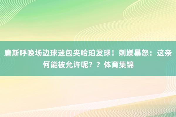 唐斯呼唤场边球迷包夹哈珀发球！刺媒暴怒：这奈何能被允许呢？？